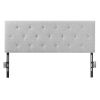VEVOR Headboard, Full Size Headboard with Adjustable Height, Comfortable Diamond Tufted for Full Size Bed, W 56.3 x H(35.6-47.4) inches