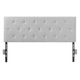 VEVOR Headboard, Full Size Headboard with Adjustable Height, Comfortable Diamond Tufted for Full Size Bed, W 56.3 x H(35.6-47.4) inches
