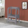 Child Standing Tower;  Step Stools for Kids;  Toddler Step Stool for Kitchen Counter; Gray