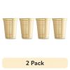 (2 pack) 4-Pack 17 fl oz Party Cups, Gold