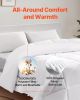 Comforter Duvet Insert 88 x 88 in Queen Size Down Alternative Comforter 4 Tabs