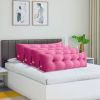 SOGA 4X 150cm Pink Triangular Wedge Bed Pillow Headboard