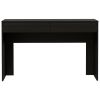 DEPOT E-SHOP Acanto 2 Drawer Writing Computer Desk, Black