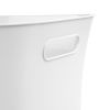 Medium Plastic Storage Bin, White