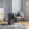 HOMCOM Portable Evaporative Air Cooler 3-in-1 Ice Cooling Fan with Remote Oscillation Timer Black for Home Office