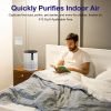 MOOKA HEPA Air Purifier Air Cleaner for Smoke Mold Odor Dust Home Room Office Air Purifiers