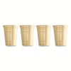 (2 pack) 4-Pack 17 fl oz Party Cups, Gold