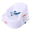 Portable Toddler Booster Seat with Straps – Lightweight Feeding Chair for 6+ Months, Unisex, White