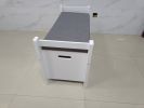 Kids Toy Box Chest, White Rubber Wood Toy Box for Boys Girls, Large Storage Cabinet with Cushion Seat Bench/Flip-Top Lid/Safety Hinge