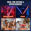 Lightsaber 12 RGB Colors 16 Sounds Mode Rechargeable Dueling Light Saber