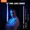 Lightsaber 12 RGB Colors 16 Sounds Mode Rechargeable Dueling Light Saber