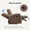 Recliner Sofa with Power Recline, Adjustable Split Back, USB Charging, Bluetooth Speakers & LED LightingRecliner Sofa with Power Recline
