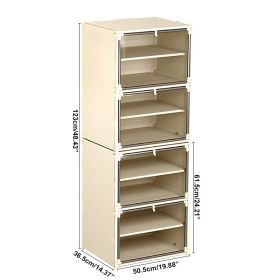 Space-saving Stackable Shoe Racks (Option: EightLayersInARow Without cove)