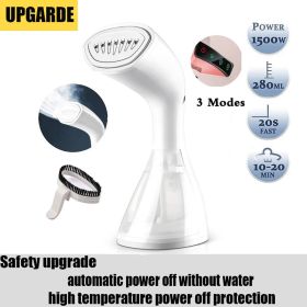 Ironing Steam Iron Handheld Garment Steamer Hand-Held Fabric 1500W Vertical Portable High Quality Home Travelling For Clothes (Ships From: Russian Federation, Color: 802-white)