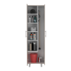 Bacoa Cleaning Cabinet with Five Shelves and Broom Hangers