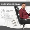 Modern Dining Chairs, Comfortable Dining Room Chairs with Thick Cushions, Fabric Upholstered Side Chairs with Metal Legs for Kitchen
