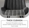 Modern Dining Chairs, Comfortable Dining Room Chairs with Thick Cushions, Fabric Upholstered Side Chairs with Metal Legs for Kitchen