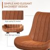 Modern Dining Chairs, Comfortable Dining Room Chairs with Thick Cushions, Fabric Upholstered Side Chairs with Metal Legs for Kitchen
